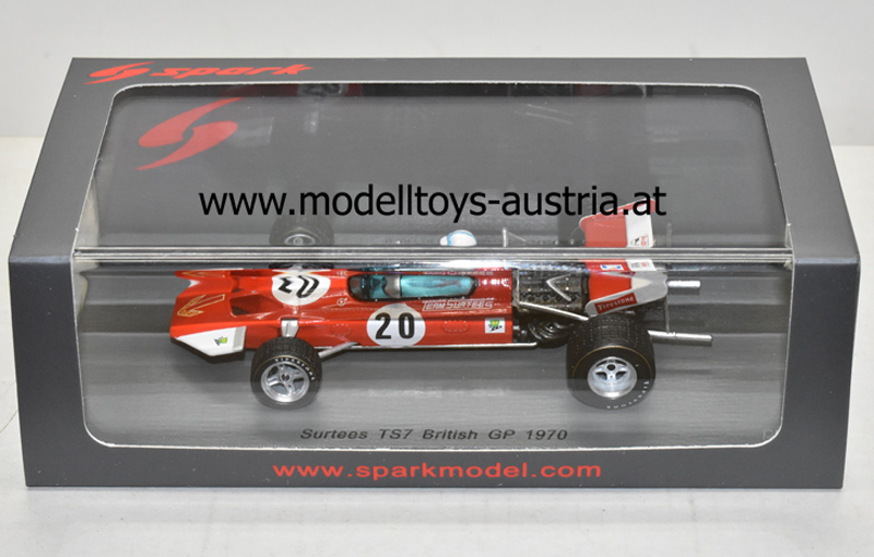 Surtees TS7 Ford 1970 John SURTEES England GP 1:43