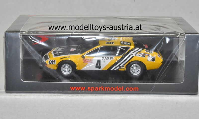 Renault Alpine A310 1976 Rally Monte Carlo Jean-Pierre Nicolas / Vincent Laverne 1:43