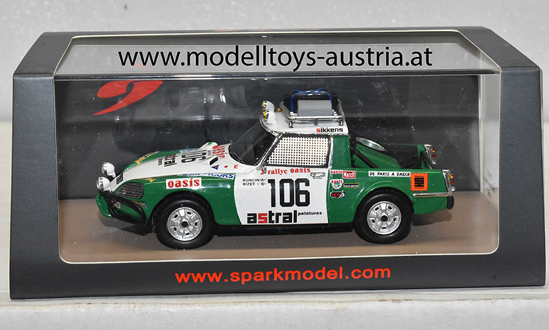Citroen DS 1980 Rally Paris Dakar Bertrand Roncin / Benoît Bizet 1:43
