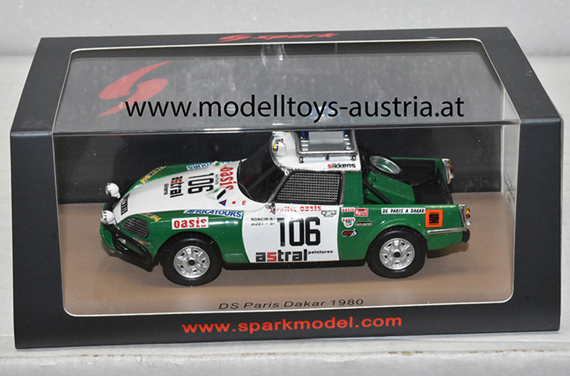 Citroen DS 1980 Rally Paris Dakar Bertrand Roncin / Benoît Bizet 1:43