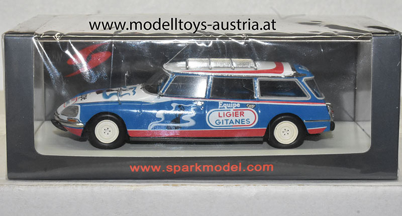 Citroen DS21 Break Kombi 1976 Service Ligier Assistance Equipe Ligier Servicefahrzeug Formel 1 1:43