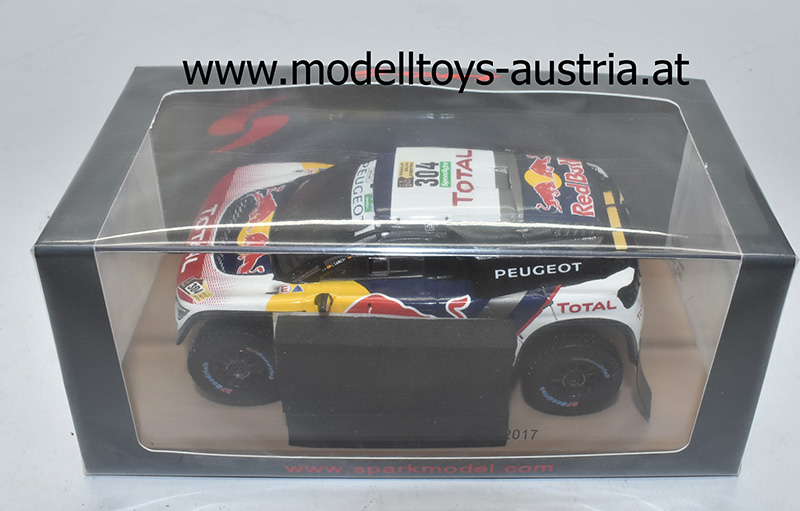 Peugeot 3008 2017 Rally Dakar Carlos SAINZ / Lucas CRUZ 1:43