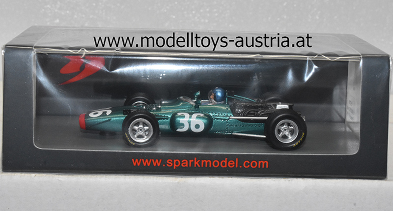 BRM P126 BRM 1968 Piers COURAGE Frankreich GP 6. Platz 1:43