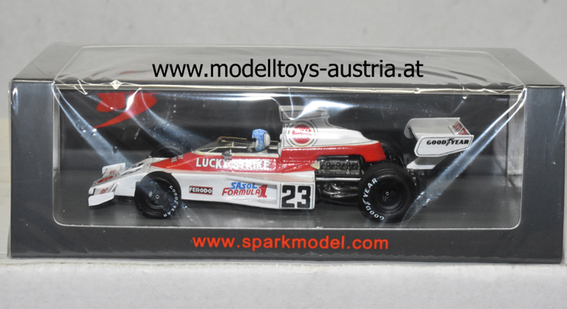 McLaren M23 Ford 1974 Dave CHARLTON Südafrika GP 1:43