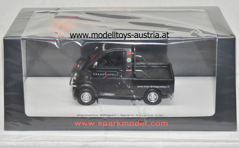 Daihatsu Midget II SPARK SERVICE CAR schwarz 1:43