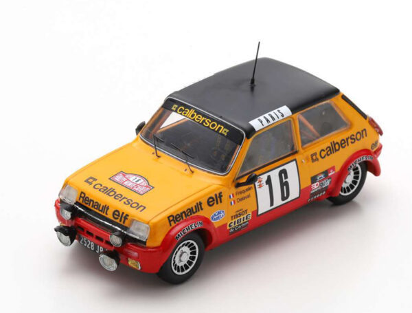 Renault 5 Alpine 1979 Rally Monte Carlo Guy Frequelin / Jacques Delaval 1:43