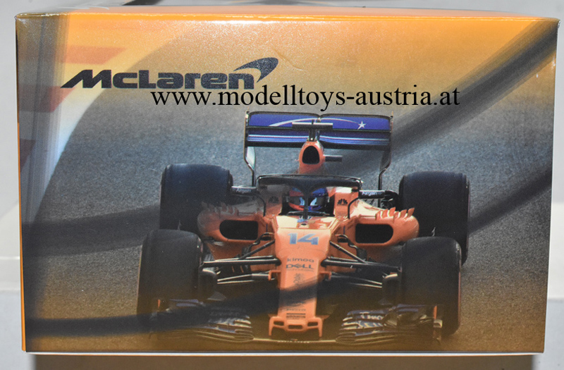 McLaren MCL33 Renault 2018 Fernando ALONSO Abu Dhabi GP LETZTES RENNEN 1:43 Spark