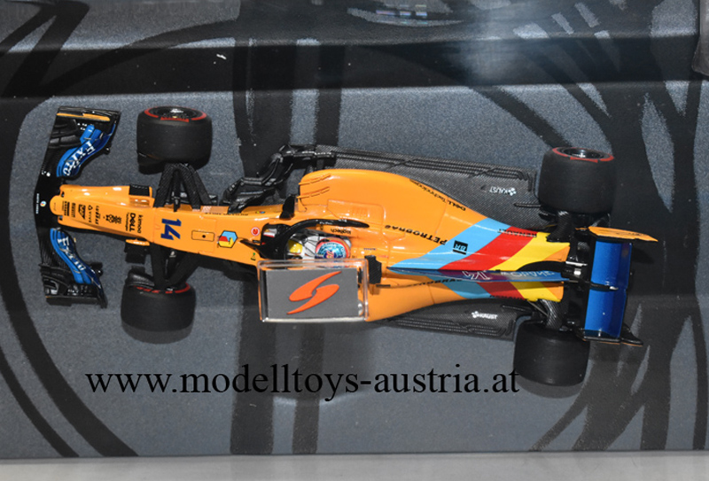McLaren MCL33 Renault 2018 Fernando ALONSO Abu Dhabi GP LETZTES RENNEN 1:43 Spark