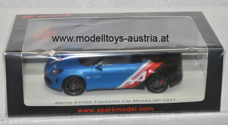 Alpine A110 Trackside 2021 Fernando Alonso No.14 Monza GP 1:43