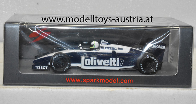 Brabham BT56 BMW Turbo 1987 Stefano MODENA Österreich GP 1:43