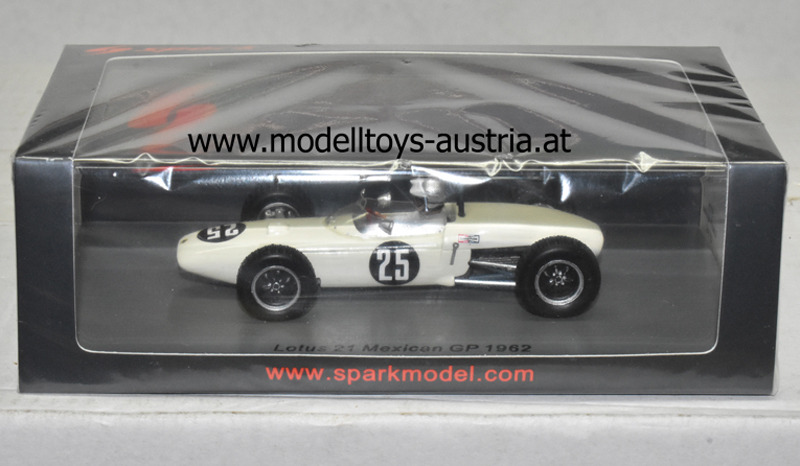 Lotus 21 Climax 1962 Jim HALL Mexico GP 1:43