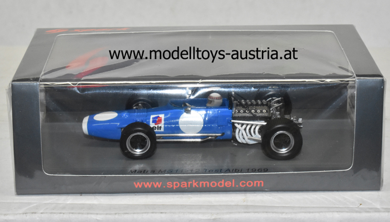 Matra MS11-12 V12 1969 Albi Test Jackie Stewart 1:43
