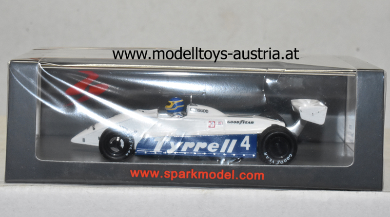 Tyrrell 011 Ford 1982 Slim BORGUDD Südafrika GP 1:43