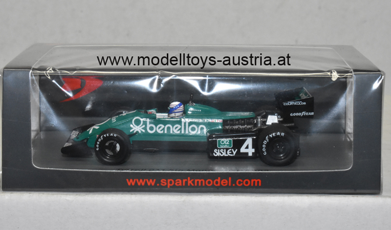 Tyrrell 011 Ford 1983 Danny SULLIVAN 5. Platz Monaco GP Monte Carlo 1:43