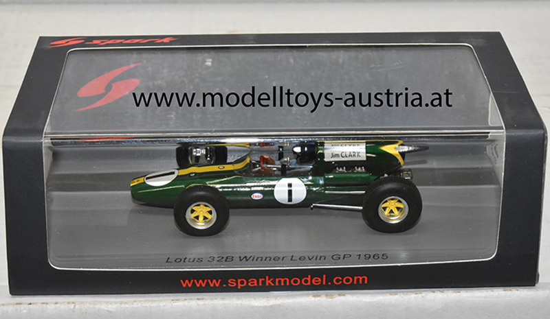 Lotus 32B Climax 1965 Sieger Levin GP Tasman Champion Jim CLARK 1:43
