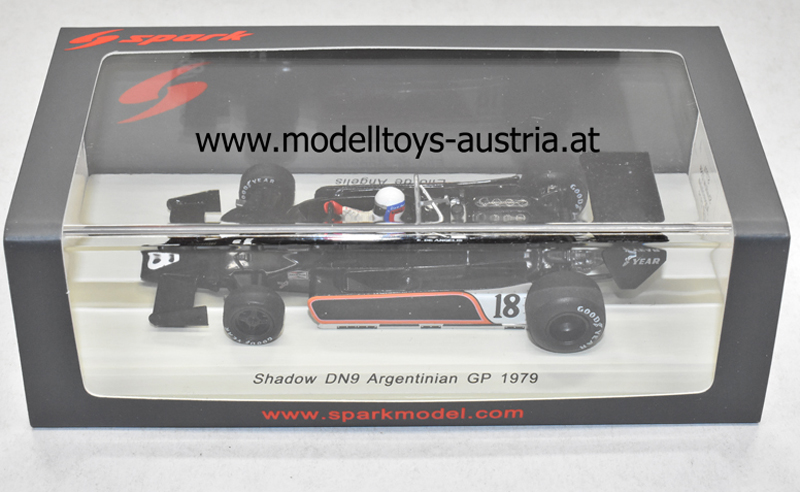 Shadow DN9 Ford 1979 Elio de ANGELIS Argentinien GP 1:43