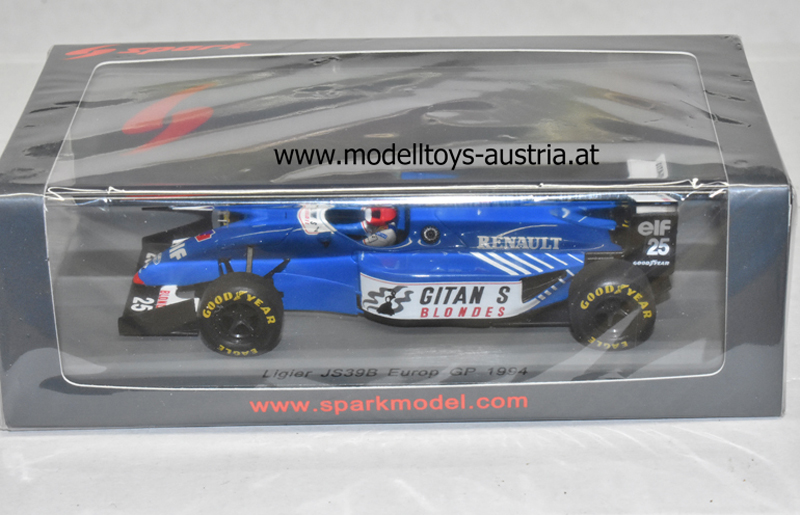 Ligier JS39B Renault 1994 Johnny HERBERT European GP Jeres 1:43