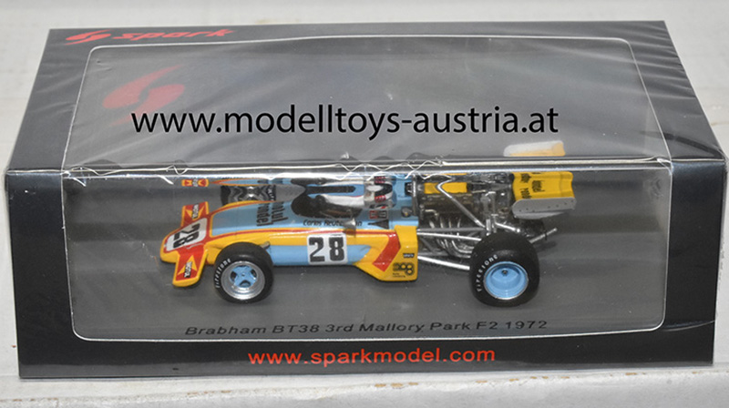 Brabham BT38 Ford 1972 F2 Carlos REUTEMANN 3rd Mallory Park 1:43