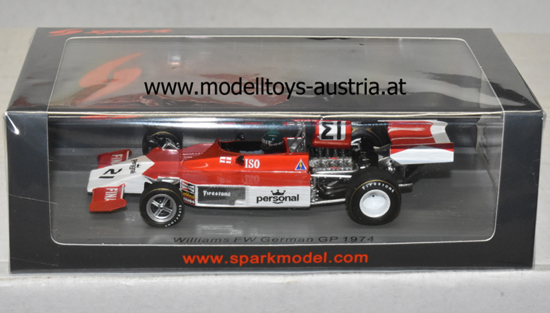 Iso FW Williams Ford 1974 Jacques Laffite Deutschland GP 1:43