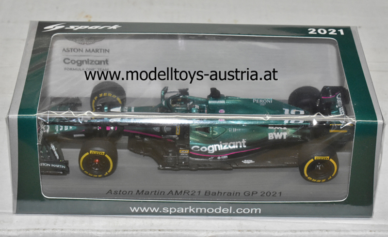 Aston Martin AMR21 Cognizant F1 2021 Lance STROLL Bahrain GP 1:43