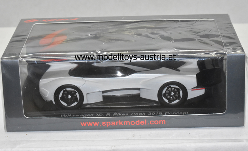 VW ID R 2018 Pikes Peak Concept Car hellgrau 1:43 Elektromobilität