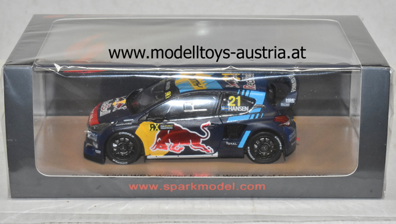 Peugeot 208 WRX 2019 Sieger WRX Spanien Champion 2019 Timmy Hansen RED BULL 1:43