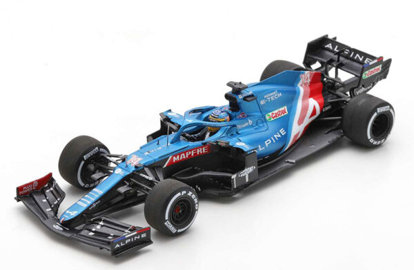 Alpine A521 Renault 2021 Fernando ALONSO Katar GP 3. Platz GP 1:43 Spark