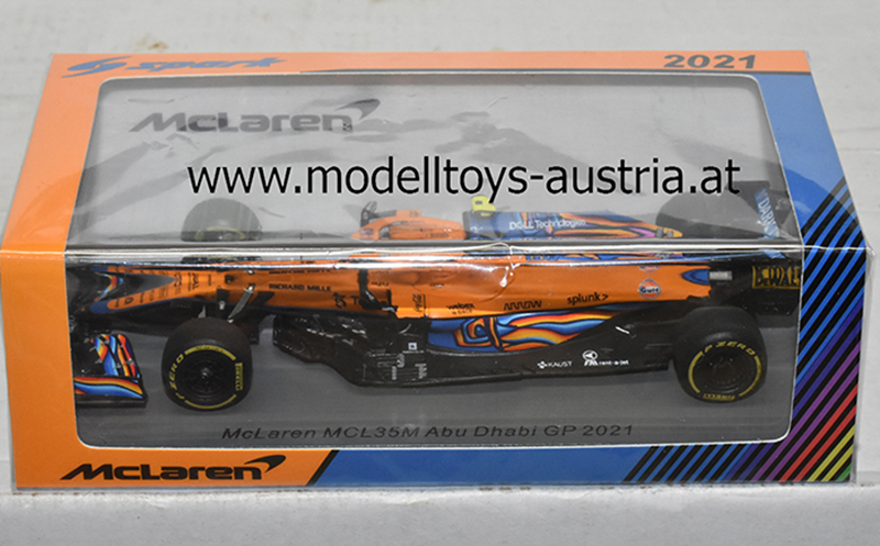 McLaren MCL35M Mercedes 2021 Lando NORRIS Abu Dhabi GP 1:43 Spark