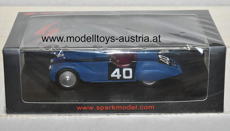 Chenard & Walcker Tank 1937 Le Mans C. CoOTLET / C. ROUX 1:43