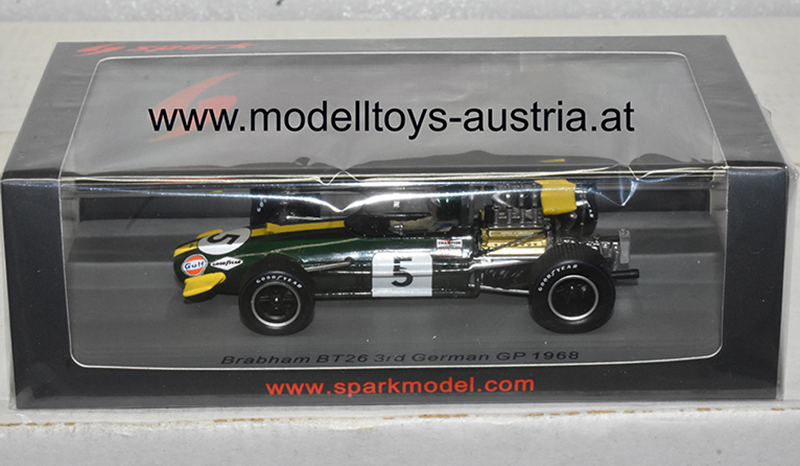 Brabham BT26 Repco 1968 Jochen RINDT Deutschland GP Nürburgring 1:43