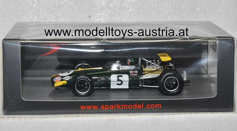 Brabham BT26 Repco 1968 Jochen RINDT Deutschland GP Nürburgring 1:43