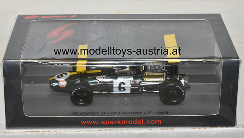 Brabham BT26 Repco 1968 Jochen RINDT Kanada GP Circuit Mont-Tremblant 1:43