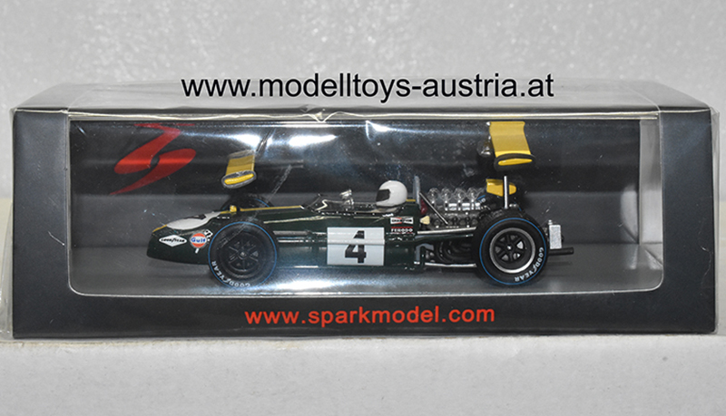 Brabham BT26A Ford 1969 Jacky ICKX Spanien GP 1:43