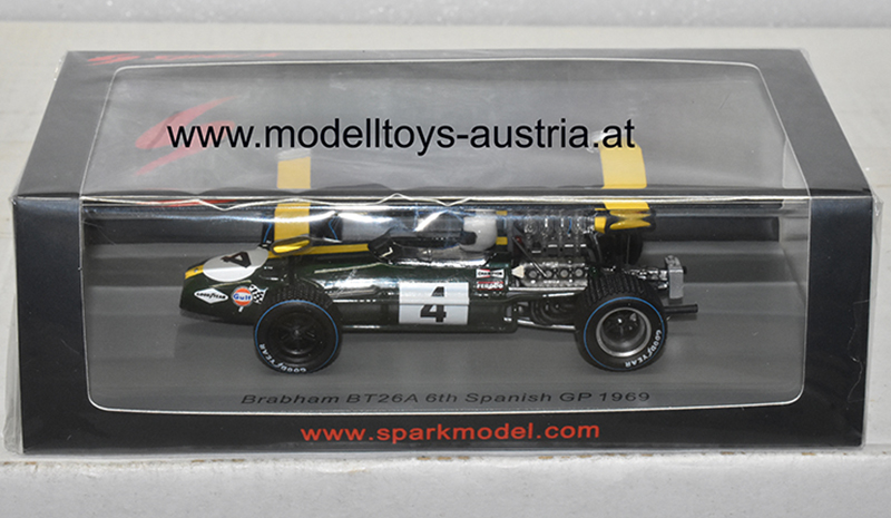 Brabham BT26A Ford 1969 Jacky ICKX Spanien GP 1:43