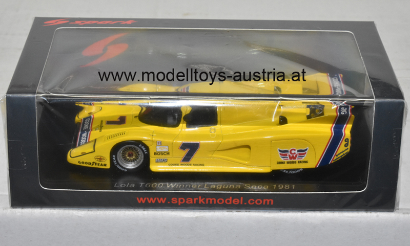 Lola T600 1981 IMSA Laguna Seca Sieger Brian REDMAN 1:43