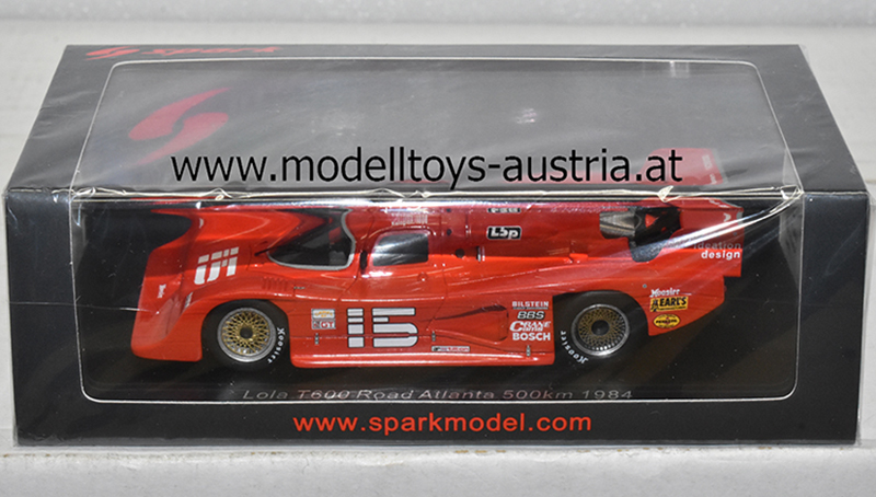 Lola T600 1984 Road Atlanta 500 km Rennen J. Kalagian / J. Lloyd 1:43