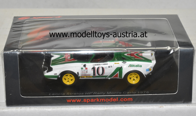Lancia Stratos HF 1976 Rally Sieger Monte Carlo Sandro Munari / Silvio Maiga 1:43