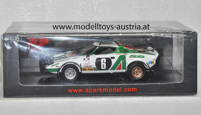 Lancia Stratos HF 1976 Rally Safari Sandro MUNARI / Silvio MAIGA 1:43