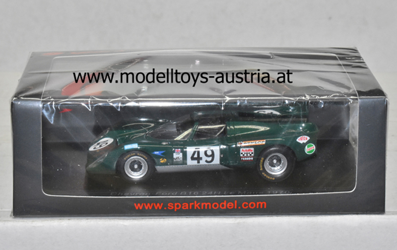 Chevron B16 Ford 1970 Le Mans I. Skailes / J. Hine 1:43