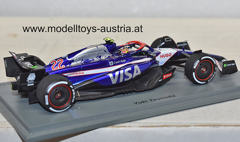 Racing Bulls F1 VCARB 01 TEAM VISA CASH APP 2024 Yuki TSUNODA Saudi Arabien GP 1:43