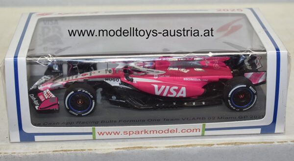 Racing Bulls F1 VCARB 02 TEAM VISA CASH APP 2025 Isack HADJAR Miami GP 1:43