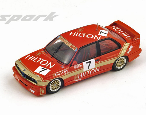 BMW E30 M3 1987 2.Macau Guia Race Dieter QUESTER Team SCHNITZER 1:43