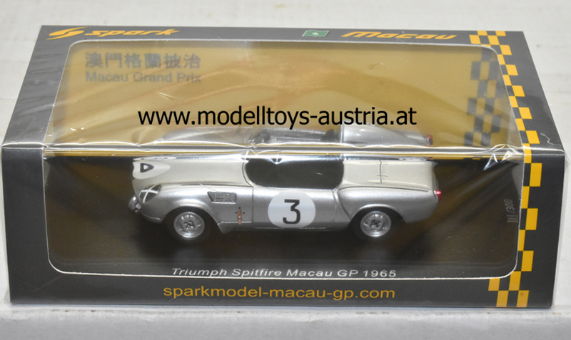 Triumph Spitfire Spyder 1965 Macau GP Walter Sulke 1:43