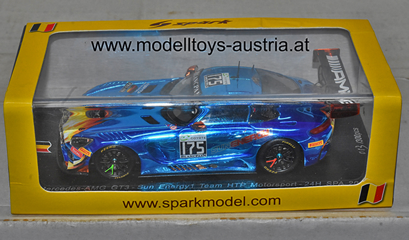 Mercedes Benz AMG GT3 2018 24H SPA Habul - Schneider - Jäger - Konrad Sun Energy 1 Team HTP Motorsport 1:43