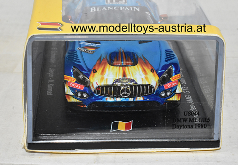 Mercedes Benz AMG GT3 2018 24H SPA Habul - Schneider - Jäger - Konrad Sun Energy 1 Team HTP Motorsport 1:43