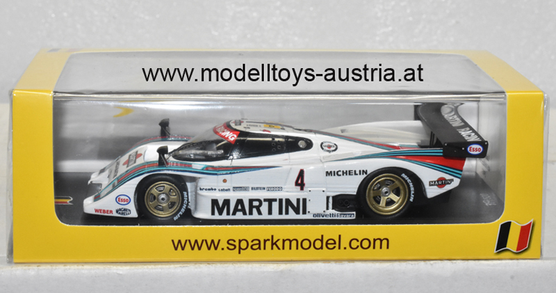 Lancia LC2 1985 Spa 1000 km Rennen R. Patrese / A. Nannini / M. Baldi 1:43