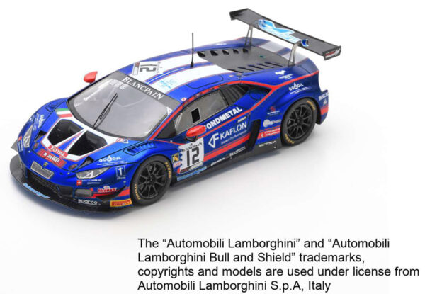 Lamborghini Huracan GT3 Evo 2019 Spa D. Dupont - S. Gattuso - C. Lewis - D. Stoneman 1:43