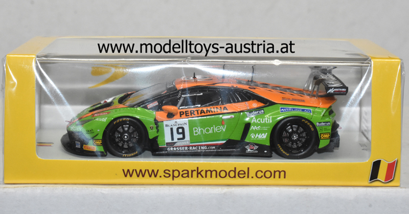 Lamborghini Huracan GT3 EVO 2019 Spa A. Santamato / G. Tweraser / L. Mauron / A. Amici 1:43