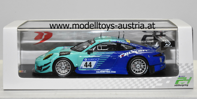 Porsche 911 991 GT3 R 2018 Nürburgring RAGGINGER / BACHLER / MÜLLER / WERNER Falken Motorsport 1:43