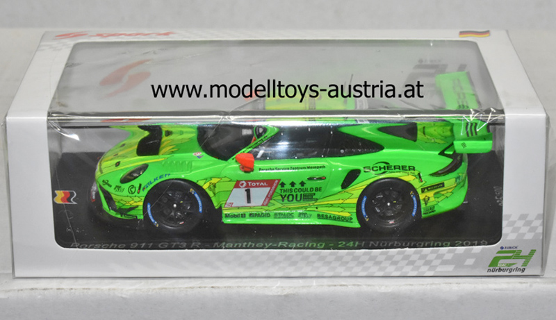 Porsche 911 GT3 R 2019 Nürburgring R. Lietz / F. Makowiecki / P. Pilet / N. Tandy 1:43
